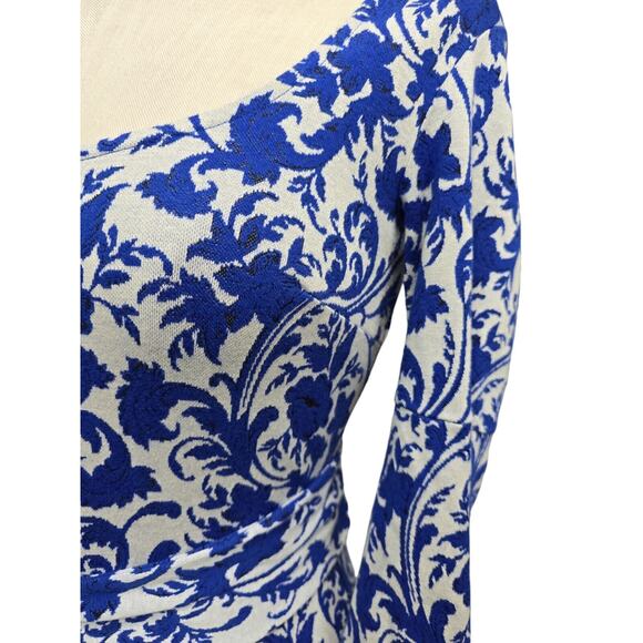 Anthropologie Leonie Dress by Maeve Bell Sleeve Artsy Floral Print Size XS - Picture 10 of 14